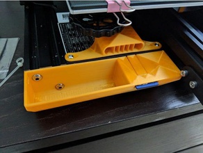 ender 3 glue tray sd reader mount 3d printer accessories creality gluestick holder stick sdcard card 3d print model - Mito3D