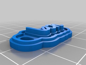 nora Schlüsselanhänger angepasst 3d print model - Mito3D