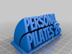 pilates 26 de la oficina personalizado 3d print model - Mito3D