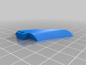 petite planche de surf fin trousseau clés porte-clés les nageoires ailerons 3d print model - Mito3D