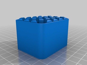 my customized battery case aaa containers 3d print model - Mito3D