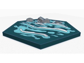 agua island 2 los juguetes juegos catan la gente de mar 3d print model - Mito3D
