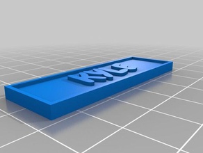 meu nome personalizado tag personalizador de kyle sinais logotipos 3d print model - Mito3D