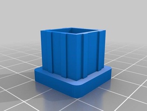 pierna plug de metal silla hogar 3d print model - Mito3D