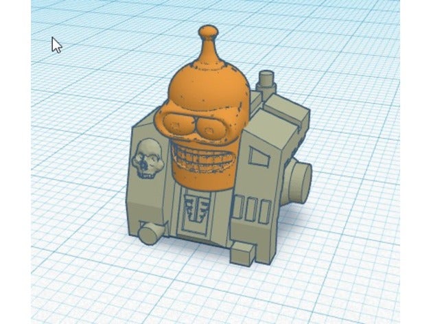 bender dreadnought de modèle les robots 3D print model - Mito3D