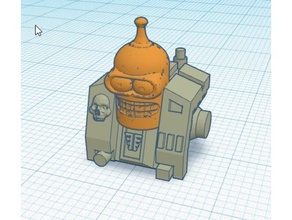 bender dreadnought modelo los robots 3d print model - Mito3D