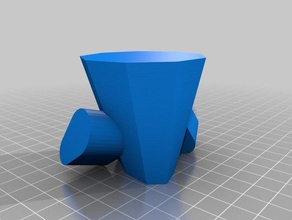 vazo 1 household flowerpot flower vase plant pot vaze 3d print model - Mito3D