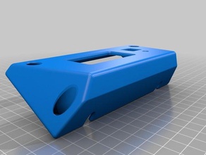 lcd titular azsmz sin ranura btc 3d de la impresora partes 3d print model - Mito3D