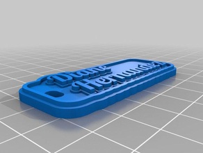 diane Schlüsselbund Schlüsselanhänger angepasst 3d print model - Mito3D