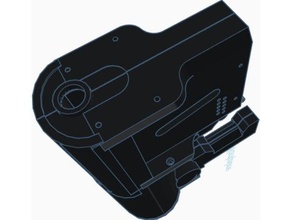 snapmag alpha nerf gun mechanical toys 3d printing blaster nerfgun 3d print model - Mito3D