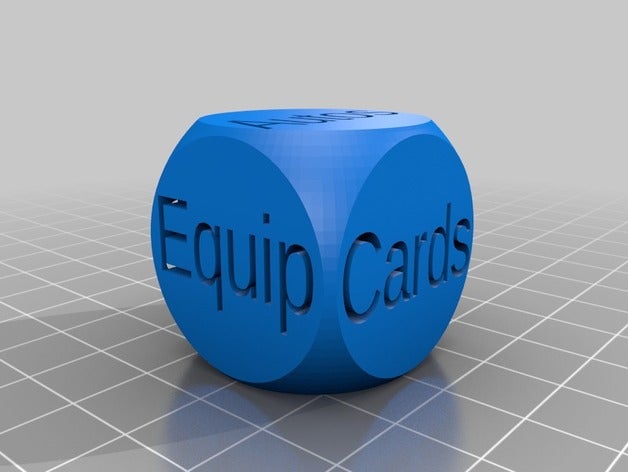 structured finance dice customized 3D print model - Mito3D