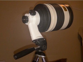 t-mount lente oculare del telescopio per treppiede fisica & astronomia lenti a specchio 3d print model - Mito3D