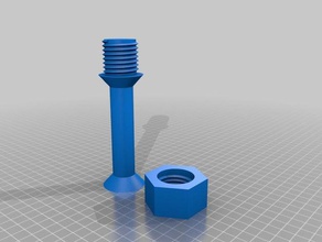 my customized spool holder 3d printer parts 3d print model - Mito3D