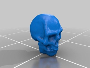 humanoid skull people anatomy fantasy 3d print model - Mito3D