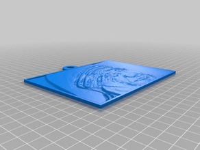 bloße teresa groß 2d Kunst angepasst 3d print model - Mito3D