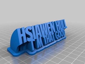 hsiawen ofis özelleştirilmiş 3d print model - Mito3D