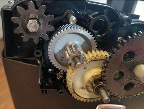 paper shredder gear parts gears lidl 3d print model - Mito3D