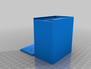 boite cassete dymo recipientes personalizado 3d print model - Mito3D