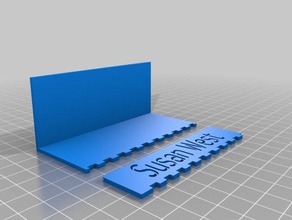 susan bc de la oficina personalizado 3d print model - Mito3D