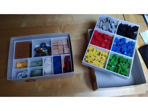 carcassonne Zubehör-organizer expansion box - Spielzeug Spiel Zubehör carcassonne-box Veranstalter 3d print model - Mito3D