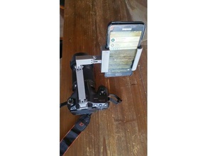 galaxy note 4 holder sony alpha mount camera samsung 3d print model - Mito3D