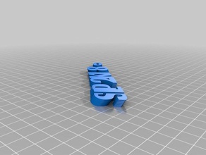 llavero slp organization customized 3d print model - Mito3D