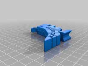 flexi rex portachiavi 3d print model - Mito3D