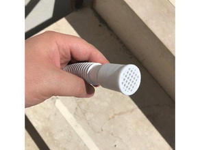 air conditioner water exhaust cap household pipe tube gecko grid lattice lizard protection 3d print model - Mito3D