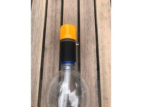 worx idro colpo di bottiglia connettore strumenti giardino tubo da portagomma idro-shot hydroshot potenza strumento potere gli acqua 3d print model - Mito3D