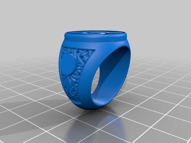 naruto anillo de tamaño 10 la joyería anime 3D print model - Mito3D