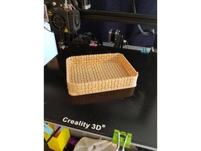 basket weave tray household 3d print model - Mito3D