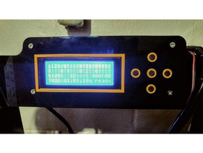 parametric button guide bezel trim customizable 3d printer parts anet a8 upgrade buttons 3d print model - Mito3D
