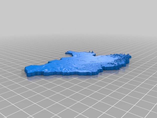 topographic south sudan other 3d topo topographical map topography 3D print model - Mito3D