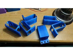 Rack de 1u gestión cables equipo 3d print model - Mito3D