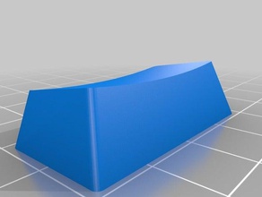 ergodox paramétrico mecânica tecla cap biblioteca computador personalizado 3d print model - Mito3D