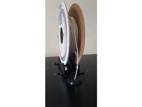 Delphin-spool-Halter 3d Drucker - Zubehör Kugellager filament spool holder 3d print model - Mito3D