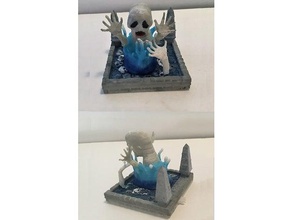 miniature rising spirit hand toys games dnd prop dungeons dragons ghost monster pathfinder tabletop 3d print model - Mito3D