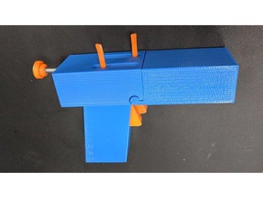 funcional mitch leary réplica de una pistola utilería props clint eastwood john malcovich línea fuego 3d print model - Mito3D