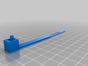 my customized cable tie parts 3d print model - Mito3D