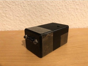 tv-b-gone case 3d printing adafruit tv gone remote 3d print model - Mito3D