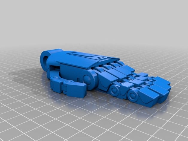 poseable robot hand inspired robotics 3D print model - Mito3D