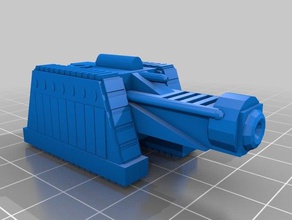 sci-fi fiel Artillerie-k-11a - Spielzeug Spiel Zubehör 3d print model - Mito3D