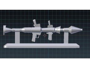 fortnite lanceur de fusée accessoires jeu bataille royale 3d print model - Mito3D