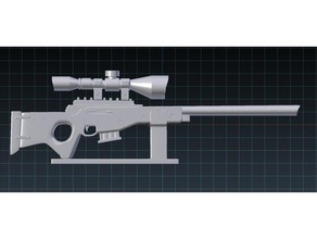 fortnite rifle sniper adereços battle royal modelos arma 3d print model - Mito3D