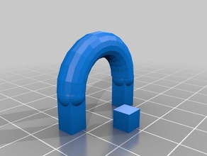 teste arch 5mm cubo 3d impressão testes 3d print model - Mito3D