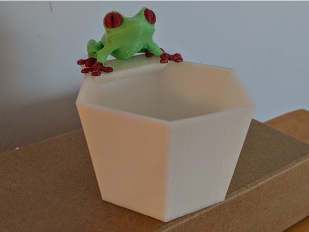 critter percha de la maceta al aire libre jardín 3D print model - Mito3D