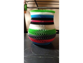 kalem spiral vazo standı dekor modu baskı 3d print model - Mito3D