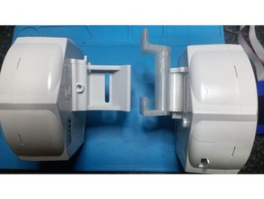 Halterung mikrotik sxt lite5 - Elektronik mount Schwenk 3d print model - Mito3D