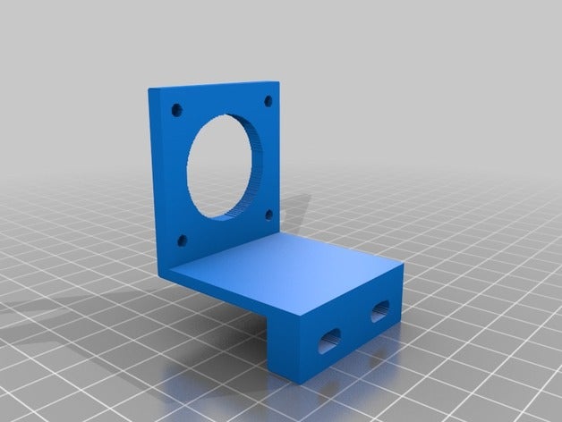 3d slash 34mm z-stepper damper bracket other 3D print model - Mito3D
