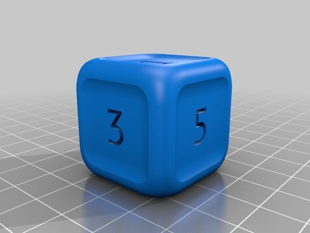 octal dice math art hex hexadecimal programming toys 3D print model - Mito3D
